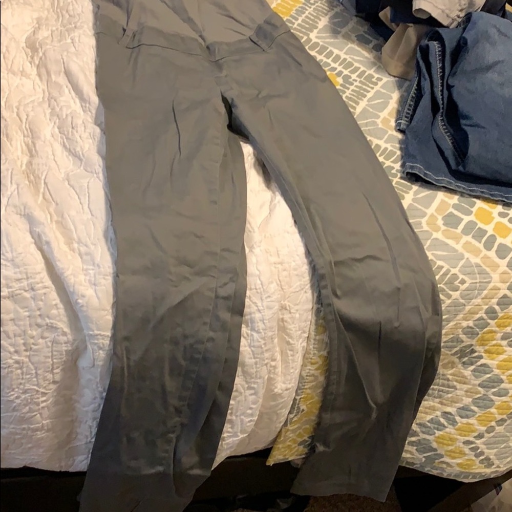 Grey maternity pants
